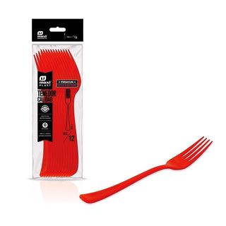 White Disposable Forks (20 Units)