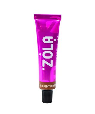 Zola Фарба Для Брів З Колагеном Eyebrow Tint With Collagen 01 Light Brown 15ml.