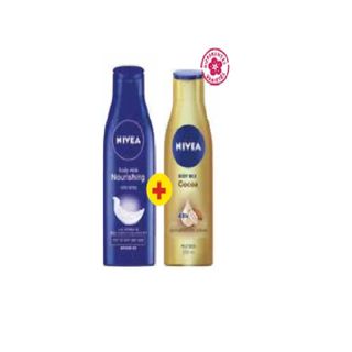 Laits corporels douceur + cocoa 2x250ml - NIVEA