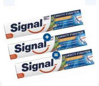 Lot dentifrices Signal 3x120ml - MISWAK