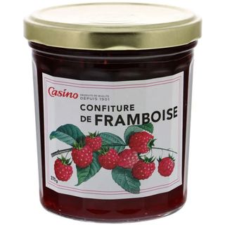 Confiture de framboises 370g - CASINO