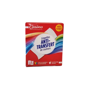Lingettes anti-transfert de couleurs x40 - CASINO