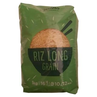 Riz long grain étuvé 10mn 1Kg - CASINO