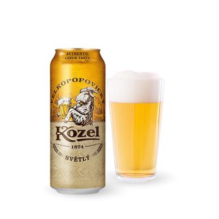 Пиво Velkopopovicky Kozel Світле 0.5л
