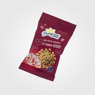 Ядро Насіння Соняшника «вишуканий Смак» Зі Смаком Бекону, 80г