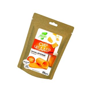 Сир Чеддер Сублімований «maxi 7» Шматочки, 30г