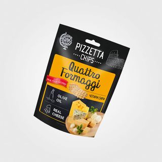 Снек Хрусткий «pizzetta Chips 4 Сири», 70г