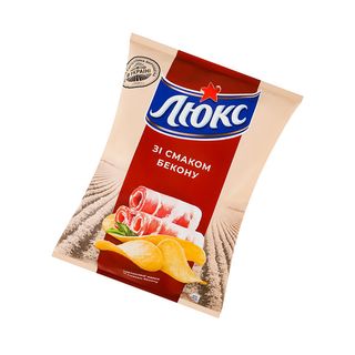 Чипси «люкс» Зі Смаком Бекону, 105г