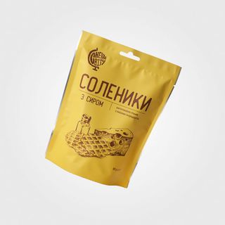 Снеки Пшеничні «соленики» З Сиром, 85 Г