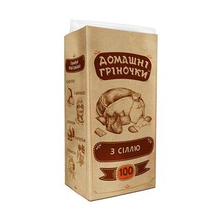 Грінки «домашні» З Сіллю, 100 Г