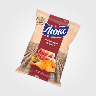 Чипси «люкс» Зі Смаком Бекону, 133г