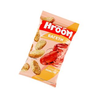 Сухарики Багетні Hroom Зі Смаком Лобстера, 60г