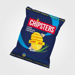 Чіпси Картопляні «chipsters» Зі Смаком Сирний Соус І Цибуля, 110г