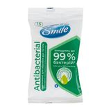 Серветки Вологі Smile Antibacterial З Соком Подорожника №15