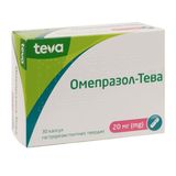 Омепразол-тева Капсули Гастрорезистентні 20 Мг Блістер №30