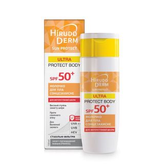 Молочко Для Тіла Сонцезахисне Spf 50+ Ultra Protect Body Hirudo Derm Sun Protect 150 Мл