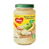 Пюре Дитяче Фруктове Яблуко-банан З Вівсянкою Milupa З 6 Місяців 190 Г