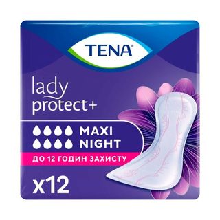 Прокладки Урологічні Для Жінок Tena Lady Maxi Night Нічні №12