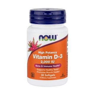 Вітамін D-3 Now 2000 Мо Капсули №30