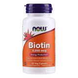 Біотин Now 5000 Мкг Капсули №30