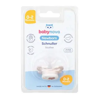 Пустушка Baby-nova Newborn 24227-1 Рожева