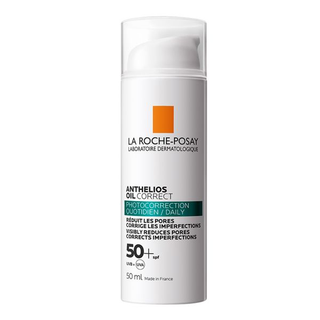 Сонцезахисний Коригувальний Гель-крем La Roche-posay Антеліос Oil Correct Spf50+ Для Щоденного Догляду За Проблемною Шкірою Обличчя 50 Мл