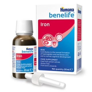 Хумана Бенелайф Humana Benelife Бісгліцинат Заліза Краплі 20 Мл