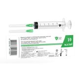 Шприц 10 Мл 3-х Компонентний Lc Laser Care Luer Slip З 2-ма Голками 23g (0,6х30мм) І 21g (0,8х40мм) №1
