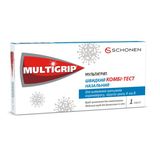Мультигрип Швидкий Комбі-тест Назальний Для Виявлення Антигенів Коронавірусу, Вірусів Грипу A Та B №1