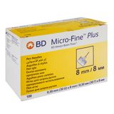 Голка Для Шприц-ручки Bd Micro-fine Plus 30g (0,3x8мм) №1