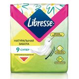 Прокладки Жіночі Гігієнічні Libresse Natural Care Ultra Super №9