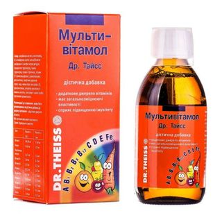 Мультивітамол Др. Тайсс Формула Сироп 200 Мл