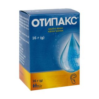 Отипакс Краплі Вушні Флакон 16 Г