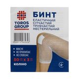 Бинт Еластичний Сітчастий Трубчастий Торос-груп 50 См Х 3 См (рука,нога,детск.голова,бедро)