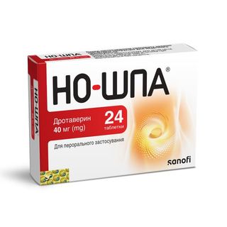 Но-шпа Таблетки 40 Мг Блістер №24