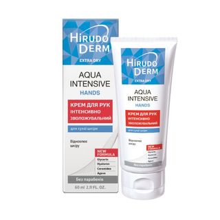 Крем Для Рук Інтенсивно Зволожуючий Aqua Intensive Hands Hirudo Derm Extra Dry 60 Мл