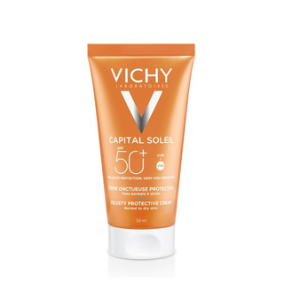 Сонцезахисний Крем Vichy Капіталь Солей Spf 50+ Для Нормальної Та Сухої Чутливої Шкіри Обличчя 50 Мл