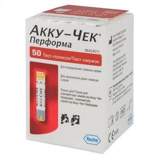 Тест-смужки Акку-чек Перформа №50