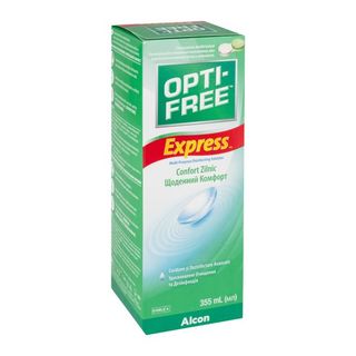 Розчин Для Лінз Опти-фрі Експрес З Контейнером Для Зберігання Лінз Флакон 355 Мл
