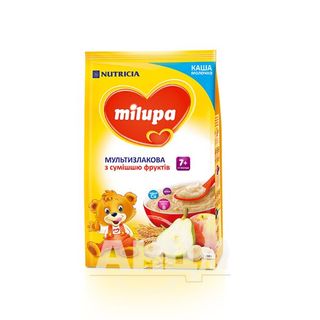 Каша Молочна Milupa Суха Швидкорозчинна Мультизлакова З Сумішшю Фруктів 210 Г