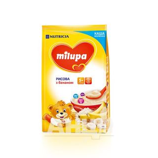 Каша Молочна Milupa Суха Швидкорозчинна Рисова З Бананом 210 Г