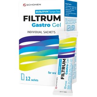 Фільтрум Гастро Гель 15мл Саше №12 (1*12)