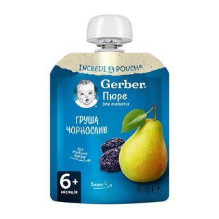 Пюре Gerber Груша Та Чорнослив 90 Г
