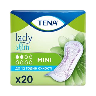 Прокладки Урологічні Для Жінок Tena Lady Slim Mini №20