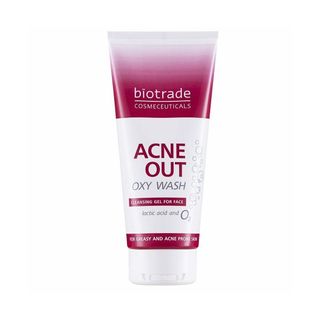 Гель Для Вмивання Biotrade Acne Out Oxy Wash З Киснем І Молочною Кислотою Проти Вугрів 50 Мл