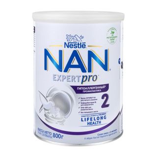Суха Молочна Суміш Nestle Nan 2 Гіпоалергенна 800 Г