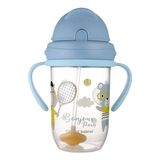 Кружка-непроливайка Canpol Babies Bonjour Paris З Трубочкою Та Обтяжувачем Блакитна 270 Мл