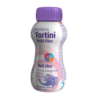 Ентеральне Харчування Фортіні Fortini Мульти Файбер З Харчовими Волокнами Зі Смаком Полуниці 200 Мл Для Дітей Від 1 Року