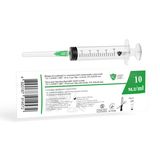 Шприц 10 Мл 3-х Компонентний Lc Laser Care Luer Slip Голка 21g (0,8 Х 40 Мм) №1