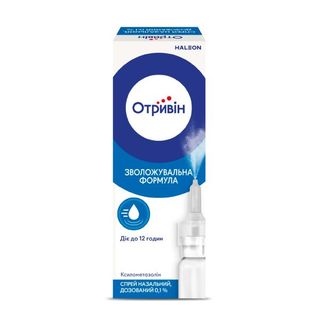 Отривін Спрей Назальний Дозований 0,1 % Флакон З Розпилювачем 10 Мл